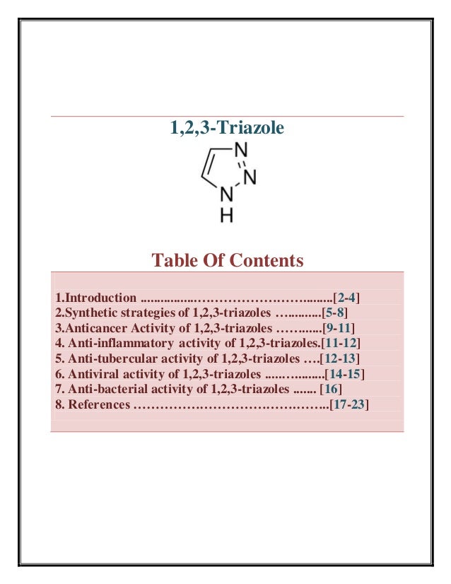 Chemistry of 1,2,3-triazoles